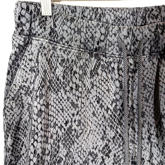 Bella Dahl Pocket Jogger Lyocell Stretch Athleisure Pants SNAKESKIN Print Size M - Picture 4 of 8
